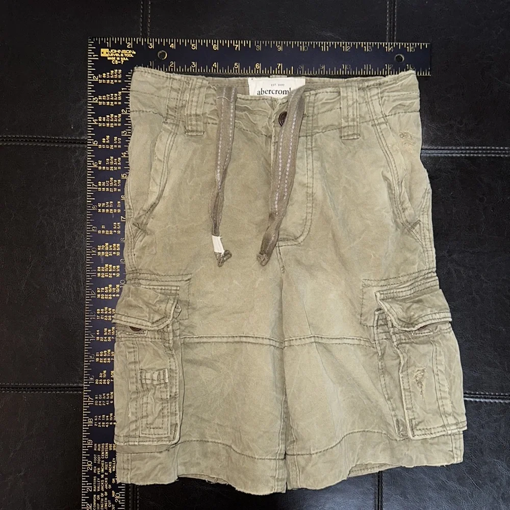 Abercrombie button fly drawstring cargo 10 NWT - Picture 10 of 12